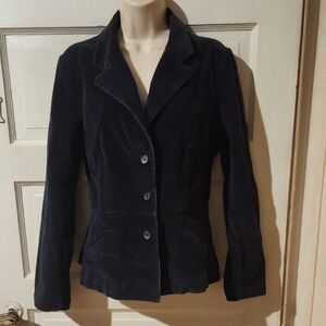 St. John's Bay Black Corduroy Blazer